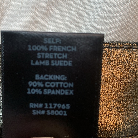 J Brand Gold Genuine Suede Pants 27 - Picture 10 of 10